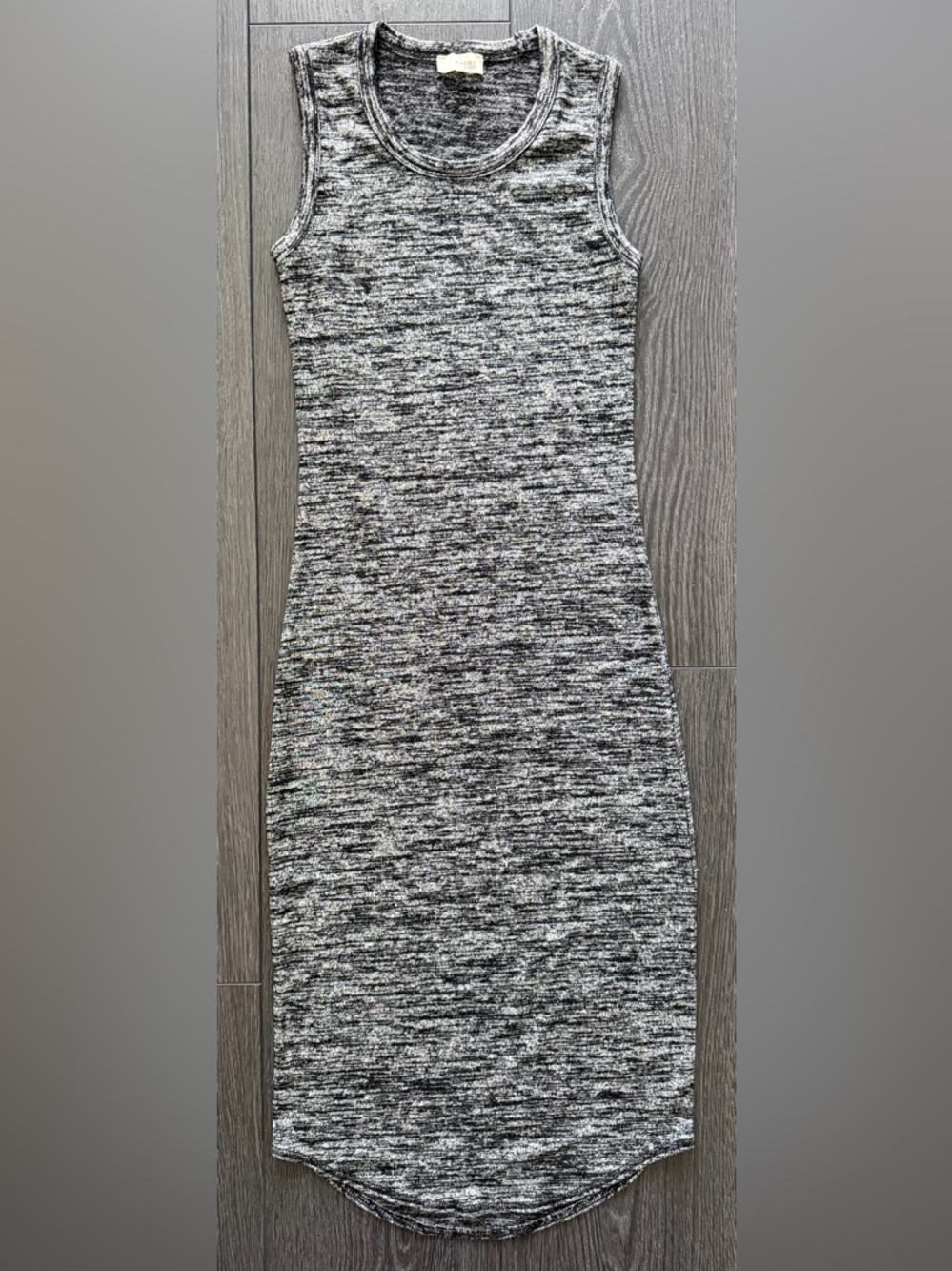 Aritzia Wilfred Heathered Gray Bodycon Dress